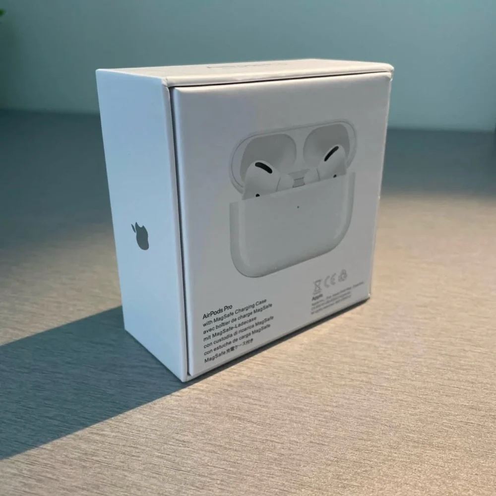 Apple AirPods Pro with White Charging Case and Accessories